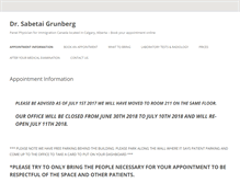 Tablet Screenshot of grunberg.ca
